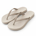 Tongs 38/39 en mousse synthétique beige à brides souples pour plage et piscine